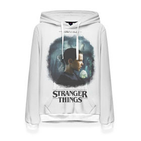 Женская толстовка 3D с принтом STRANGER THINGS в городе Новоалтайск, 100% полиэстер  | двухслойный капюшон со шнурком для регулировки, мягкие манжеты на рукавах и по низу толстовки, спереди карман-кенгуру с мягким внутренним слоем. | 11 | eleven | stranger | things | дела | крайне | оди | одиннадцатая | одиннадцать | очень | события | странные