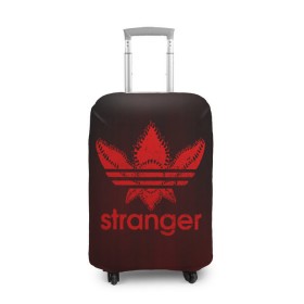 Чехол для чемодана 3D с принтом STRANGER THINGS в городе Новоалтайск, 86% полиэфир, 14% спандекс | двустороннее нанесение принта, прорези для ручек и колес | 011 | down | eleven | netflix | season | series | strange | stranger | things | upside | дела | дина | загадочные | монстр | монстры | одиннадцать | очень | сезон | сериал | сериалы | события | странные | ужасы