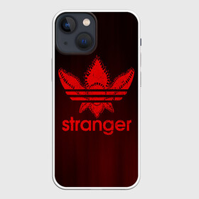 Чехол для iPhone 13 mini с принтом STRANGER THINGS в городе Новоалтайск,  |  | 011 | down | eleven | netflix | season | series | strange | stranger | things | upside | дела | дина | загадочные | монстр | монстры | одиннадцать | очень | сезон | сериал | сериалы | события | странные | ужасы