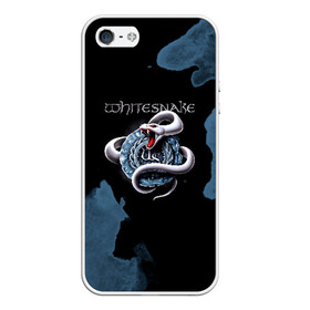 Чехол для iPhone 5/5S матовый с принтом WHITESNAKE в городе Новоалтайск, Силикон | Область печати: задняя сторона чехла, без боковых панелей | whitesnake | ws | белая змея | блюз | вайт | вайтснек | вс | глэм | джоэл хокстра | дэвид ковердэйл | майкл девин | метал | микеле луппи | реб бич | рок группа | снек | томми олдридж | хард | хеви