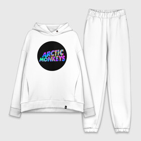 Женский костюм хлопок Oversize с принтом ARCTIC MONKEYS в городе Новоалтайск,  |  | arctic monkeys | арктик манкис | арктические мартышки