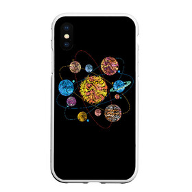 Чехол для iPhone XS Max матовый с принтом Солнечная система в городе Новоалтайск, Силикон | Область печати: задняя сторона чехла, без боковых панелей | astrology | earth | jupiter | mars | mercury | moon | neptune | planets | saturn | solar | space | stars | sun | system | uranus | venus | астрология | венера | звезды | земля | космос | луна | марс | меркурий | планеты | сатурн | система | солне