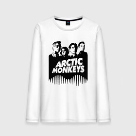Мужской лонгслив хлопок с принтом ARCTIC MONKEYS в городе Новоалтайск, 100% хлопок |  | arctic monkeys | арктик манкис | арктические мартышки