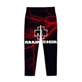 Детские леггинсы 3D с принтом Rammstein. в городе Новоалтайск, полиэстер 85%, спандекс 15% | эластичный пояс, зауженный крой | 3d | hard | logo | metal | music | rammstein | rock | гроза | знак | иллюстрация | лого | метал | молния | музыка | рамштайн | рок | символ | текстура