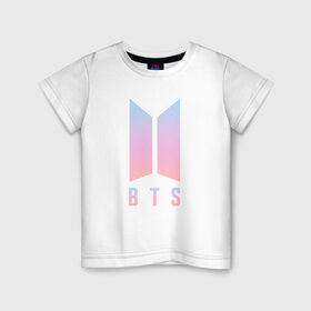 Детская футболка хлопок с принтом BTS TEAM (НА СПИНЕ) в городе Новоалтайск, 100% хлопок | круглый вырез горловины, полуприлегающий силуэт, длина до линии бедер | bangtan boys | bts | бтс