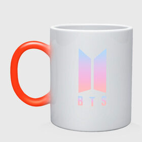 Кружка хамелеон с принтом BTS TEAM (НА СПИНЕ) в городе Новоалтайск, керамика | меняет цвет при нагревании, емкость 330 мл | bangtan boys | bts | бтс