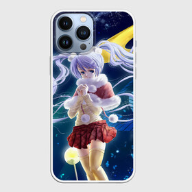 Чехол для iPhone 13 Pro Max с принтом Зайчик и Хацуне Мику в городе Новоалтайск,  |  | anime | character | geisha | hatsune miku | japan | kimono | manga | style | аниме | вокалоид | девушки | манга | мульт | оружие | сёдзё | сериал | хатсуне мику