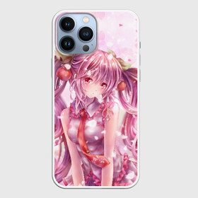 Чехол для iPhone 13 Pro Max с принтом Ванильная Hatsune Miku в городе Новоалтайск,  |  | anime | character | geisha | hatsune miku | japan | kimono | manga | style | аниме | вокалоид | девушки | манга | мульт | оружие | сёдзё | сериал | хатсуне мику