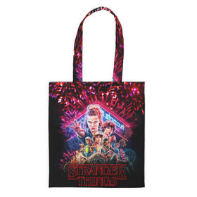 Сумка 3D повседневная с принтом STRANGER THINGS - 3 Сезон в городе Новоалтайск, 100% полиэстер | Плотность: 200 г/м2; Размер: 34×35 см; Высота лямок: 30 см | 011 | down | eleven | netflix | season | series | strange | stranger | things | upside | дела | дина | загадочные | монстр | монстры | одиннадцать | очень | сезон | сериал | сериалы | события | странные | ужасы