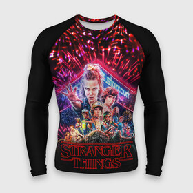 Мужской рашгард 3D с принтом STRANGER THINGS   3 Сезон в городе Новоалтайск,  |  | 011 | down | eleven | netflix | season | series | strange | stranger | things | upside | дела | дина | загадочные | монстр | монстры | одиннадцать | очень | сезон | сериал | сериалы | события | странные | ужасы