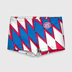 Детские купальные плавки 3D FC Bayern Munchen 2019: в городе Новоалтайск, Полиэстер 85%, Спандекс 15% | Слитный крой, подклад по переду изделия, узкие бретели | bayern | football | munchen | бавария | бундеслига | мюнхен | спорт | футбол | футбольный клуб