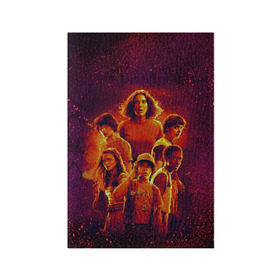 Обложка для паспорта матовая кожа с принтом STRANGER THINGS - 3 сезон в городе Новоалтайск, натуральная матовая кожа | размер 19,3 х 13,7 см; прозрачные пластиковые крепления | Тематика изображения на принте: 011 | down | eleven | netflix | season | series | strange | stranger | things | upside | дела | дина | загадочные | монстр | монстры | одиннадцать | очень | сезон | сериал | сериалы | события | странные | ужасы