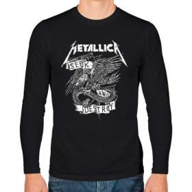 Мужской лонгслив хлопок с принтом Metallica в городе Новоалтайск, 100% хлопок |  | metalica | metallica | группа | джеймс хэтфилд | кирк хэмметт | ларс ульрих | метал | металика | металлика | миталика | музыка | роберт трухильо | рок | трэш | трэшметал | хард | хеви