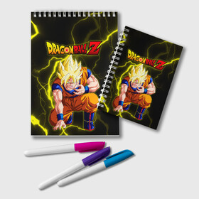 Блокнот с принтом Dragon Ball (2) в городе Новоалтайск, 100% бумага | 48 листов, плотность листов — 60 г/м2, плотность картонной обложки — 250 г/м2. Листы скреплены удобной пружинной спиралью. Цвет линий — светло-серый
 | Тематика изображения на принте: anime | ball | dragon | dragon ball | manga | son goku | аниме | дракон | жемчуг | жемчуг дракона | манга | мяч | сон гоку