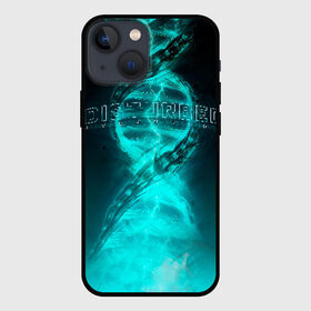 Чехол для iPhone 13 mini с принтом Disturbed. Evolution в городе Новоалтайск,  |  | david draiman | desturbed | disterbed | disturbd | disturbed | hardcore | heavy metal | nu metal | альтернативный метал | дистербд | дистербед | нюметал | рок | хард рок | хеви метал