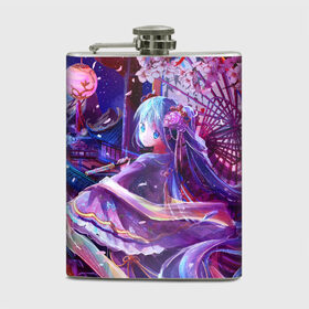 Фляга с принтом Hatsune Miku в городе Новоалтайск, металлический корпус | емкость 0,22 л, размер 125 х 94 мм. Виниловая наклейка запечатывается полностью | anime | character | geisha | hatsune miku | japan | kimono | manga | style | аниме | вокалоид | девушки | манга | мульт | оружие | сёдзё | сериал | хатсуне мику