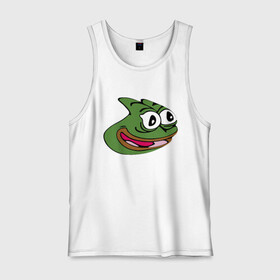 Мужская майка хлопок с принтом Pepega в городе Новоалтайск, 100% хлопок |  | feels bad man | feels good man | pepe | pepe the frog | sad pepe | грустная лягушка | пепе | пепега