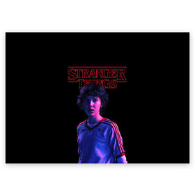 Поздравительная открытка с принтом STRANGER THINGS - Дина в городе Новоалтайск, 100% бумага | плотность бумаги 280 г/м2, матовая, на обратной стороне линовка и место для марки
 | Тематика изображения на принте: 011 | down | eleven | netflix | season | series | strange | stranger | things | upside | дела | дина | загадочные | монстр | монстры | одиннадцать | очень | сезон | сериал | сериалы | события | странные | ужасы