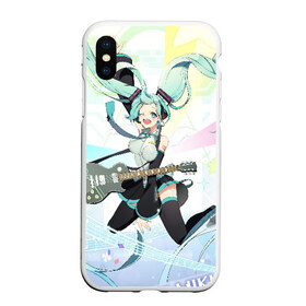 Чехол для iPhone XS Max матовый с принтом Hatsune Miku в городе Новоалтайск, Силикон | Область печати: задняя сторона чехла, без боковых панелей | Тематика изображения на принте: anime | character | geisha | hatsune miku | japan | kimono | manga | style | аниме | вокалоид | девушки | манга | мульт | оружие | сёдзё | сериал | хатсуне мику