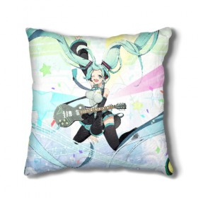Подушка 3D Hatsune Miku: в городе Новоалтайск, наволочка – 100% полиэстер, наполнитель – холлофайбер (легкий наполнитель, не вызывает аллергию). | состоит из подушки и наволочки. Наволочка на молнии, легко снимается для стирки | anime | character | geisha | hatsune miku | japan | kimono | manga | style | аниме | вокалоид | девушки | манга | мульт | оружие | сёдзё | сериал | хатсуне мику