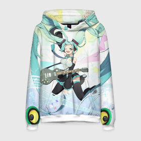 Мужская толстовка 3D с принтом Hatsune Miku в городе Новоалтайск, 100% полиэстер | двухслойный капюшон со шнурком для регулировки, мягкие манжеты на рукавах и по низу толстовки, спереди карман-кенгуру с мягким внутренним слоем. | Тематика изображения на принте: anime | character | geisha | hatsune miku | japan | kimono | manga | style | аниме | вокалоид | девушки | манга | мульт | оружие | сёдзё | сериал | хатсуне мику