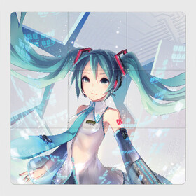 Магнитный плакат 3Х3 с принтом МИКУ ХАЦУНЭ | MIKU HATSUNE в городе Новоалтайск, Полимерный материал с магнитным слоем | 9 деталей размером 9*9 см | Тематика изображения на принте: anime | character | geisha | hatsune miku | japan | kimono | manga | style | аниме | вокалоид | девушки | манга | мульт | оружие | сёдзё | сериал | хатсуне мику