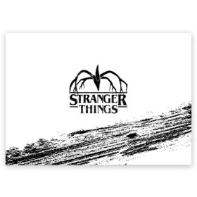 Поздравительная открытка с принтом STRANGER THINGS в городе Новоалтайск, 100% бумага | плотность бумаги 280 г/м2, матовая, на обратной стороне линовка и место для марки
 | Тематика изображения на принте: 011 | down | eleven | netflix | season | series | strange | stranger | things | upside | дела | дина | загадочные | монстр | монстры | одиннадцать | очень | сезон | сериал | сериалы | события | странные | ужасы