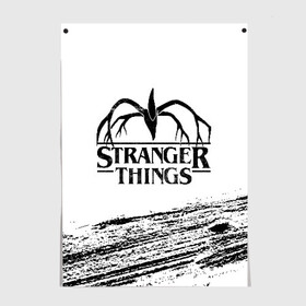 Постер с принтом STRANGER THINGS в городе Новоалтайск, 100% бумага
 | бумага, плотность 150 мг. Матовая, но за счет высокого коэффициента гладкости имеет небольшой блеск и дает на свету блики, но в отличии от глянцевой бумаги не покрыта лаком | 011 | down | eleven | netflix | season | series | strange | stranger | things | upside | дела | дина | загадочные | монстр | монстры | одиннадцать | очень | сезон | сериал | сериалы | события | странные | ужасы
