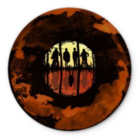 Коврик для мышки круглый с принтом STRANGER THINGS в городе Новоалтайск, резина и полиэстер | круглая форма, изображение наносится на всю лицевую часть | 011 | down | eleven | netflix | season | series | strange | stranger | things | upside | дела | дина | загадочные | монстр | монстры | одиннадцать | очень | сезон | сериал | сериалы | события | странные | ужасы