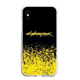 Чехол для iPhone XS Max матовый с принтом Cyberpunk 2077 в городе Новоалтайск, Силикон | Область печати: задняя сторона чехла, без боковых панелей | cyberpunk 2020 | cyberpunk 2077 | cyberpunk city | e3 | game | logo | samurai | игра | кибер | киберпанк | киберпанк 2077 | киборг | логотип | надпись | фантастика