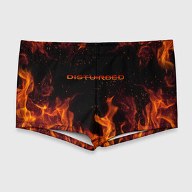 Мужские купальные плавки 3D с принтом DISTURBED (НА СПИНЕ) в городе Новоалтайск, Полиэстер 85%, Спандекс 15% |  | disturbed | дистурбед