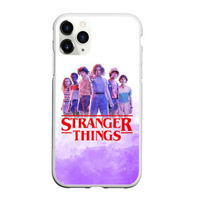 Чехол для iPhone 11 Pro матовый с принтом ОЧЕНЬ СТРАННЫЕ ДЕЛА в городе Новоалтайск, Силикон |  | 011 | down | eleven | netflix | season | series | strange | stranger | things | upside | дела | дина | загадочные | монстр | монстры | одиннадцать | очень | сезон | сериал | сериалы | события | странные | ужасы