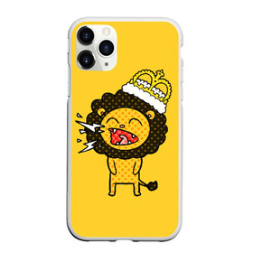 Чехол для iPhone 11 Pro Max матовый с принтом Лев в городе Новоалтайск, Силикон |  | animal | beast | childish | crown | drawing | funny | king | lion | mane | screaming | yellow | грива | детский | желтый | животное | зверь | корона | кричит | лев | рисунок | смешной | царь