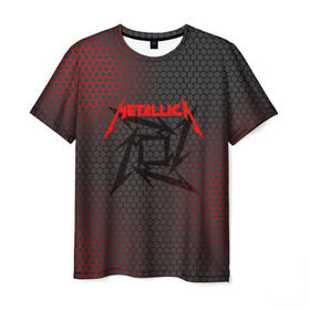 Мужская футболка 3D с принтом Metallica в городе Новоалтайск, 100% полиэфир | прямой крой, круглый вырез горловины, длина до линии бедер | metalica | metallica | группа | джеймс хэтфилд | кирк хэмметт | ларс ульрих | метал | металика | металлика | миталика | музыка | роберт трухильо | рок | трэш | трэшметал | хард | хеви
