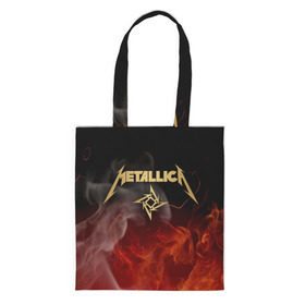 Сумка 3D повседневная с принтом METALLICA в городе Новоалтайск, 100% полиэстер | Плотность: 200 г/м2; Размер: 34×35 см; Высота лямок: 30 см | metallica | rock | джеймс хэтфилд | джейсон ньюстед | дэйв мастейн | кирк хэмметт | клифф бёртон | ларс ульрих | металлика | музыка | роберт трухильо | рок