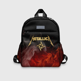 Детский рюкзак 3D с принтом METALLICA в городе Новоалтайск, 100% полиэстер | лямки с регулируемой длиной, сверху петелька, чтобы рюкзак можно было повесить на вешалку. Основное отделение закрывается на молнию, как и внешний карман. Внутри дополнительный карман. По бокам два дополнительных кармашка | Тематика изображения на принте: metallica | rock | джеймс хэтфилд | джейсон ньюстед | дэйв мастейн | кирк хэмметт | клифф бёртон | ларс ульрих | металлика | музыка | роберт трухильо | рок