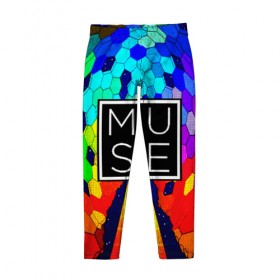 Детские леггинсы 3D с принтом MUSE в городе Новоалтайск, полиэстер 85%, спандекс 15% | эластичный пояс, зауженный крой | Тематика изображения на принте: muse | rock | рок