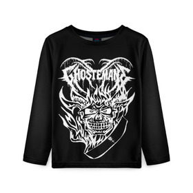 Детский лонгслив 3D с принтом Ghostemane в городе Новоалтайск, 100% полиэстер | длинные рукава, круглый вырез горловины, полуприлегающий силуэт
 | мистика | музыка | оккультизм | эзотерика | эрик уитни