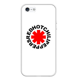 Чехол для iPhone 5/5S матовый с принтом RED HOT CHILI PEPPERS в городе Новоалтайск, Силикон | Область печати: задняя сторона чехла, без боковых панелей | red hot chili peppers | rhcp | ред хот чили пепперс | рхчп
