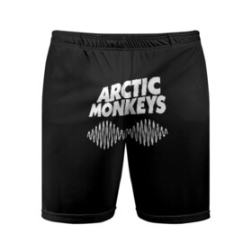 Мужские шорты спортивные с принтом ARCTIC MONKEYS в городе Новоалтайск,  |  | arctic monkeys | арктик манкис | арктические мартышки