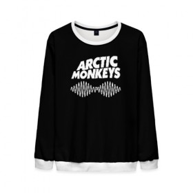 Мужской свитшот 3D с принтом ARCTIC MONKEYS в городе Новоалтайск, 100% полиэстер с мягким внутренним слоем | круглый вырез горловины, мягкая резинка на манжетах и поясе, свободная посадка по фигуре | arctic monkeys | арктик манкис | арктические мартышки