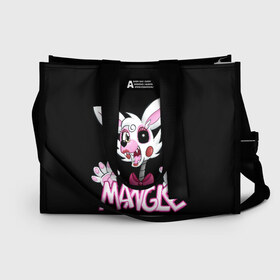Сумка-шоппер 3D с принтом Fnaf Mangle в городе Новоалтайск, 100% полиэстер | застегивается на металлическую кнопку; внутренний карман застегивается на молнию. Стенки укреплены специальным мягким материалом, чтобы защитить содержимое от несильных ударов
 | 4 | animation | bonnie | chica | fnaf | foxy | freddy | funny | horror | pizza | scary | sfm | бонни | майк | ночей | пять | ужас | фокси | фредди | чика | шмидт