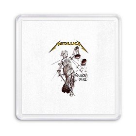 Магнит 55*55 с принтом Metallica в городе Новоалтайск, Пластик | Размер: 65*65 мм; Размер печати: 55*55 мм | Тематика изображения на принте: metalica | metallica | группа | джеймс хэтфилд | кирк хэмметт | ларс ульрих | метал | металика | металлика | миталика | музыка | роберт трухильо | рок | трэш | трэшметал | хард | хеви