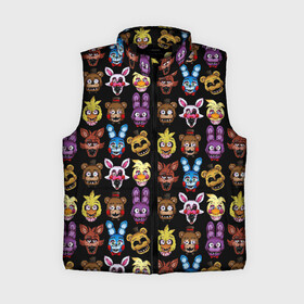 Женский жилет утепленный 3D с принтом Five Nights at Freddy в городе Новоалтайск,  |  | 4 | animation | bonnie | chica | fnaf | foxy | freddy | funny | horror | pizza | scary | sfm | бонни | майк | ночей | пять | ужас | фокси | фредди | чика | шмидт