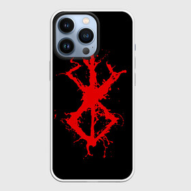 Чехол для iPhone 13 Pro с принтом BERSERK logo elements red в городе Новоалтайск,  |  | Тематика изображения на принте: anime | anime berserk | berserk | knight | manga | аниме | аниме берсерк | берсерк | манга | рыцарь