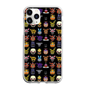 Чехол для iPhone 11 Pro матовый с принтом Five Nights at Freddy в городе Новоалтайск, Силикон |  | 4 | animation | bonnie | chica | fnaf | foxy | freddy | funny | horror | pizza | scary | sfm | бонни | майк | ночей | пять | ужас | фокси | фредди | чика | шмидт