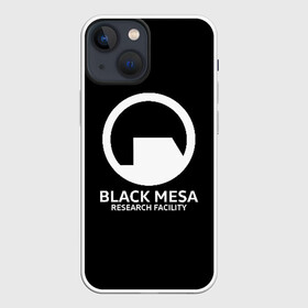 Чехол для iPhone 13 mini с принтом BLACK MESA в городе Новоалтайск,  |  | aperture laboratorie | black mesa | gordon freeman | half life | half life 3 | valve | блэк меса | вэлв | гордон фриман | халф лайф
