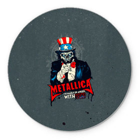 Коврик для мышки круглый с принтом Metallica в городе Новоалтайск, резина и полиэстер | круглая форма, изображение наносится на всю лицевую часть | metalica | metallica | группа | джеймс хэтфилд | кирк хэмметт | ларс ульрих | метал | металика | металлика | миталика | музыка | роберт трухильо | рок | трэш | трэшметал | хард | хеви