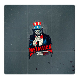 Магнитный плакат 3Х3 с принтом Metallica в городе Новоалтайск, Полимерный материал с магнитным слоем | 9 деталей размером 9*9 см | metalica | metallica | группа | джеймс хэтфилд | кирк хэмметт | ларс ульрих | метал | металика | металлика | миталика | музыка | роберт трухильо | рок | трэш | трэшметал | хард | хеви