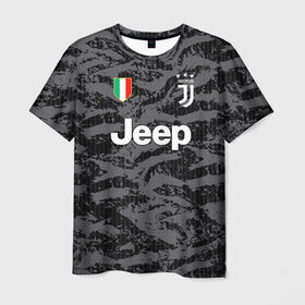Мужская футболка 3D с принтом Buffon away 19-20 в городе Новоалтайск, 100% полиэфир | прямой крой, круглый вырез горловины, длина до линии бедер | buffon | champions | italy | juventus | league | буффон | легенда | лига | чемпионов